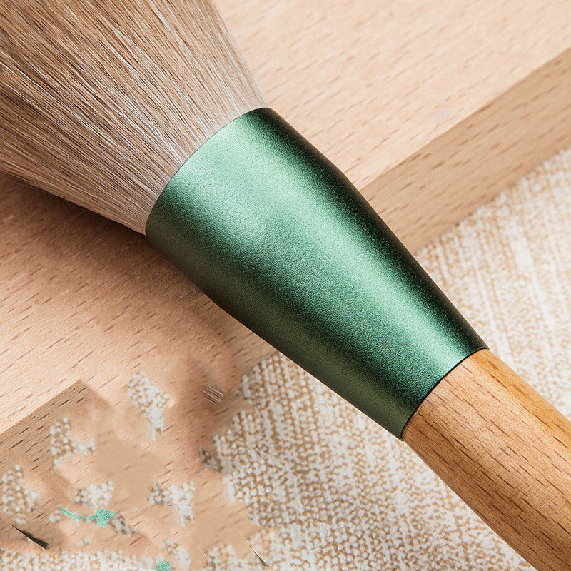 10-Piece Cosmetic Brush Set – Premium Beech Wood Handles