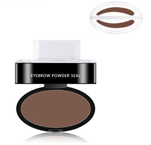 One-Step Natural Easy-Apply Waterproof Eyebrow Stamp & Powder Set