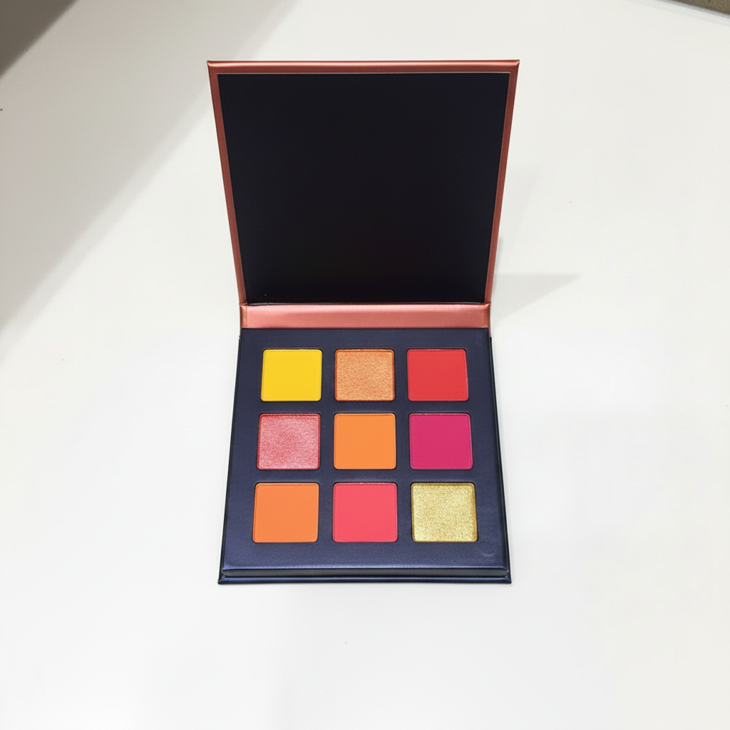 Vibrant 9-Color Eyeshadow Palette – Professional Sparkle & Neutral Makeup Set