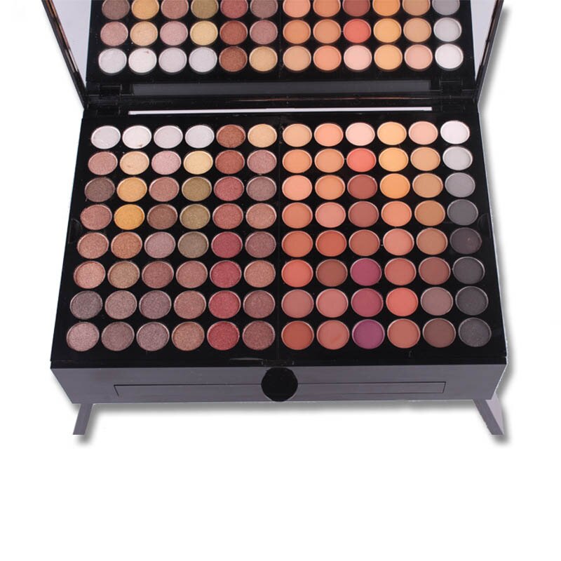 All-in-One Beauty Vault: 180 Shimmer & Matte Eyeshadows with Face & Brow Essentials