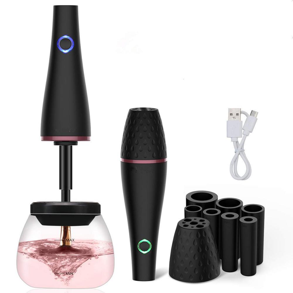 Electric Makeup Brush Cleaner & Dryer | Fast Automatic Cleaning Tool for All Brush Sizes