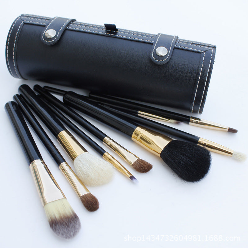 Complete Cosmetic Brush Collection | 9-Piece Professional Face & Eye Set