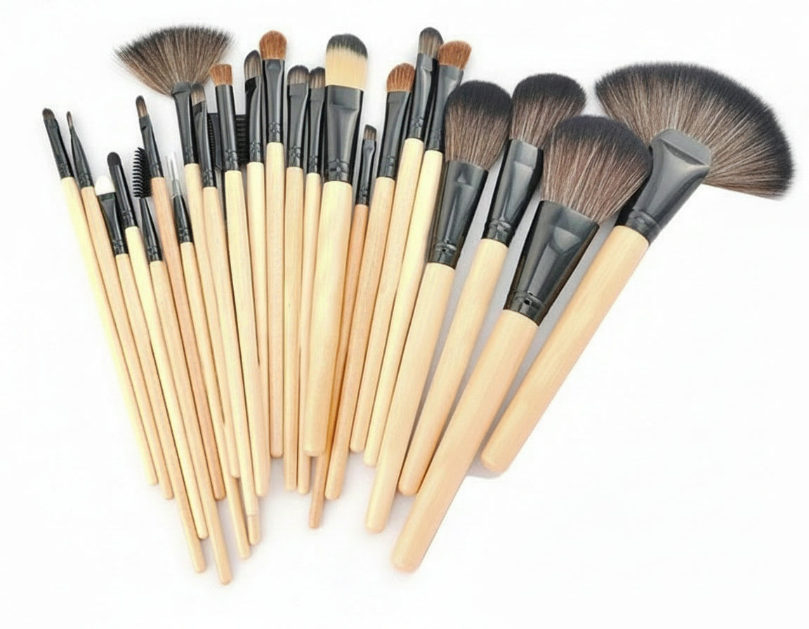 The Ultimate Makeup Artist’s Kit: 24-Piece High-Grade Brush Set with PU Case