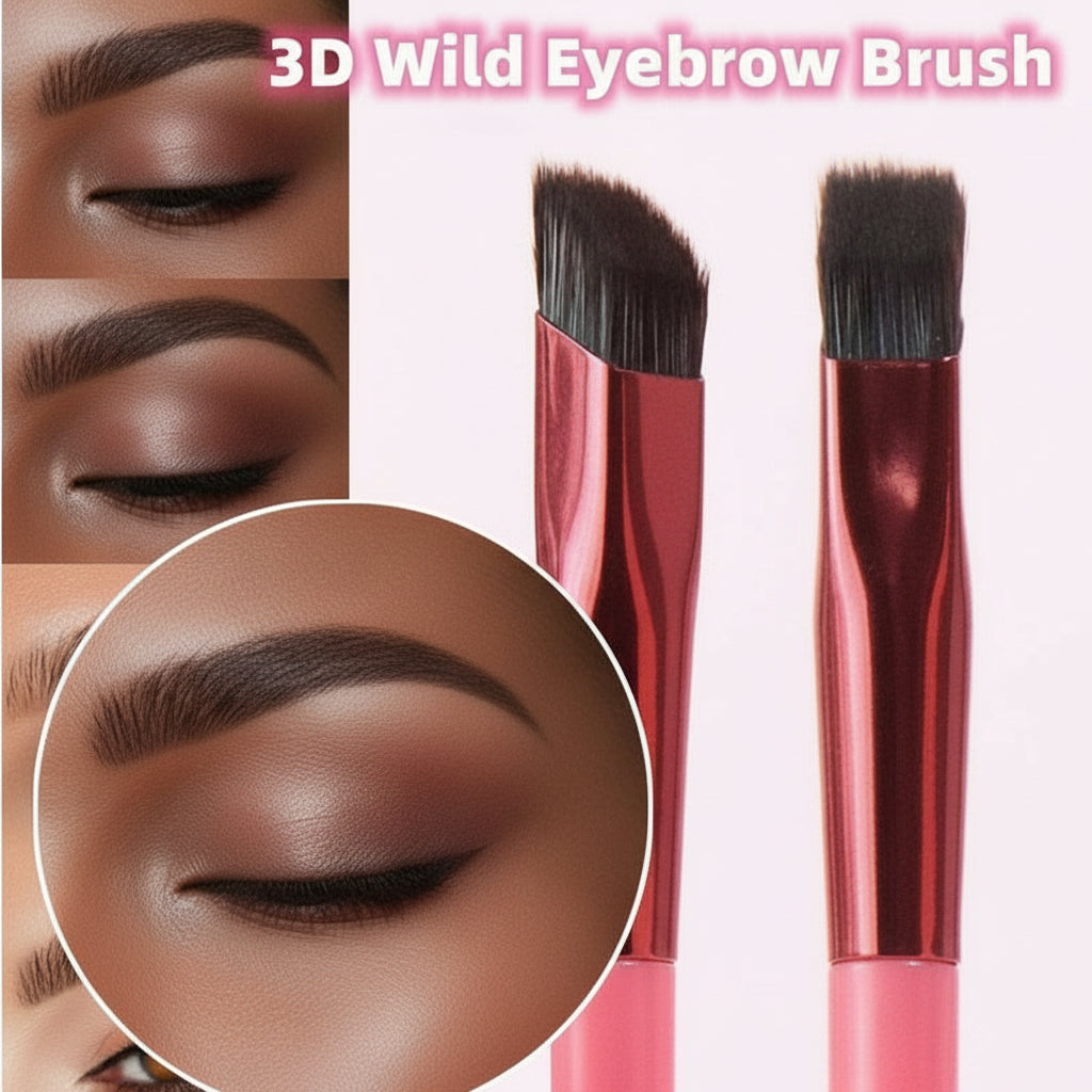 Angled Eyebrow Brush – Precision Makeup Tool for Brow Shaping and Definition
