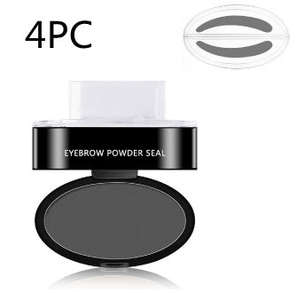 One-Step Natural Easy-Apply Waterproof Eyebrow Stamp & Powder Set