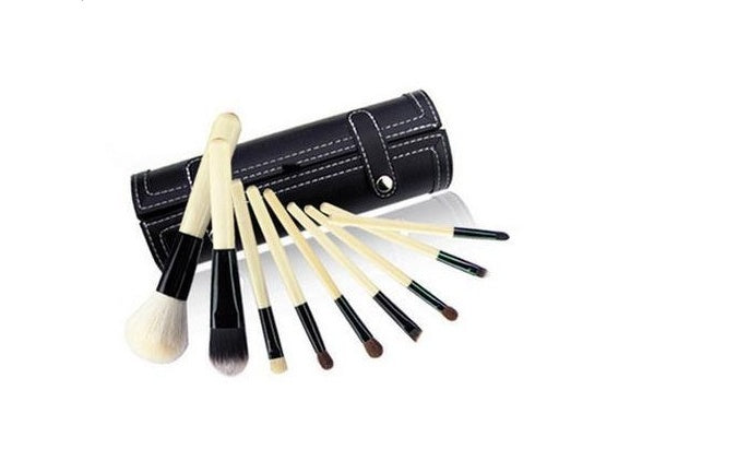 Complete Cosmetic Brush Collection | 9-Piece Professional Face & Eye Set