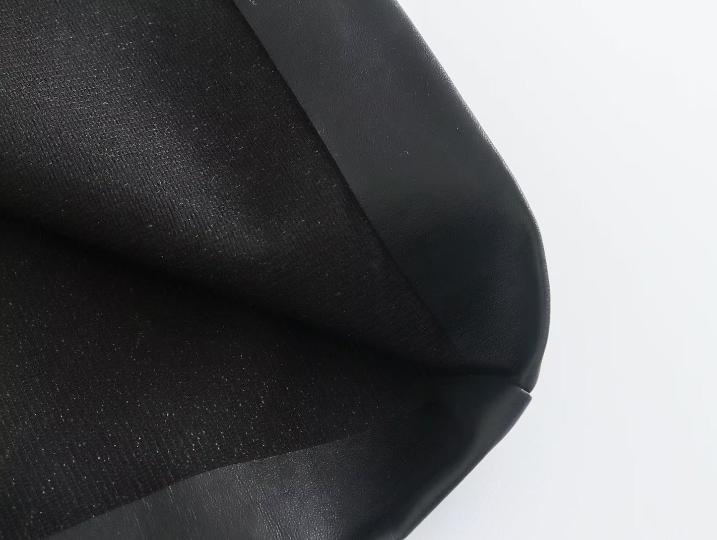 Sleeveless Black Leather Midi Dress – Elegant Bodycon Evening Dress for Women