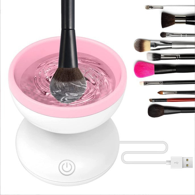 Portable USB Makeup Brush Cleaner – Fast, Automatic Brush Washing Tool