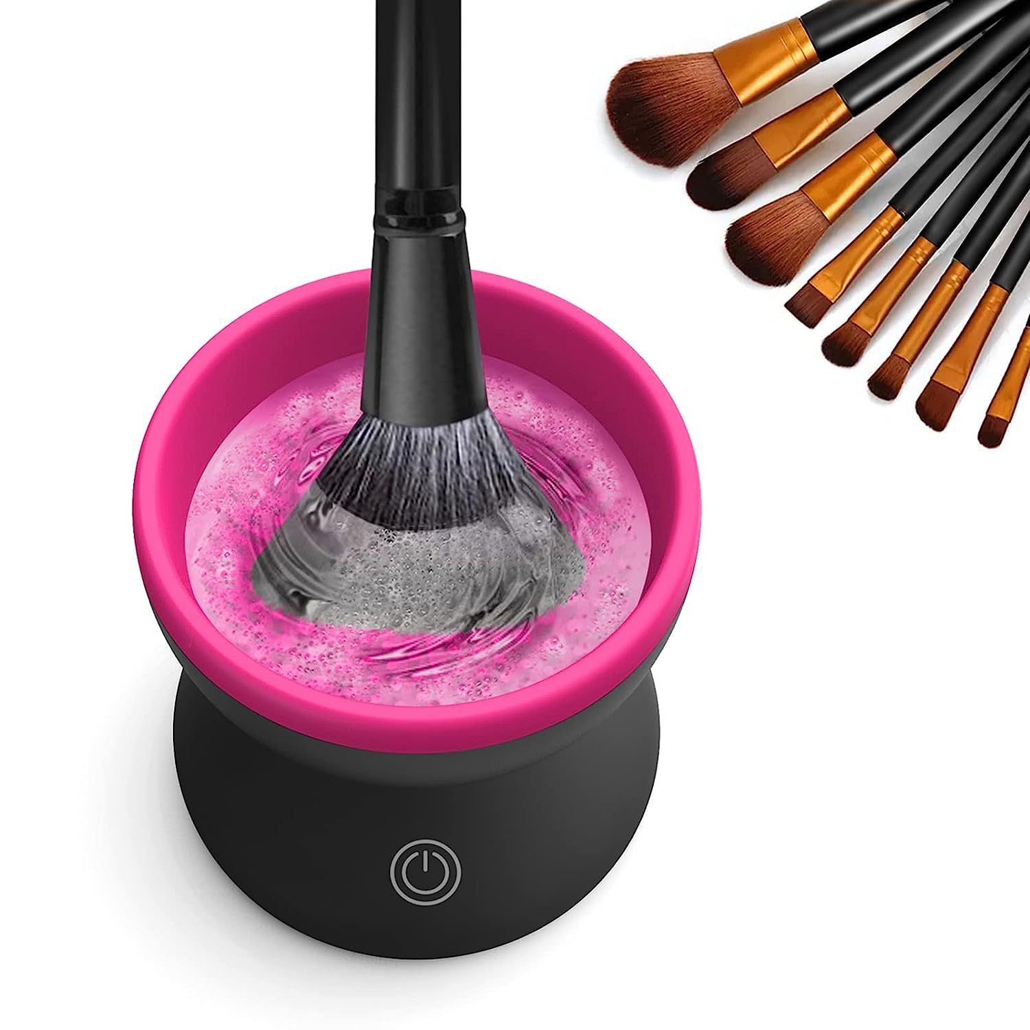 Portable USB Makeup Brush Cleaner – Fast, Automatic Brush Washing Tool