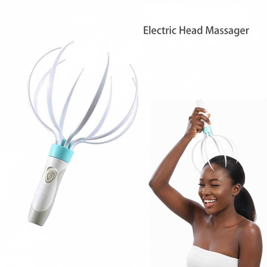 Head Massager Scalp Vibration Massage Eight Claw Electric Household Massager Head Masager Body Care
