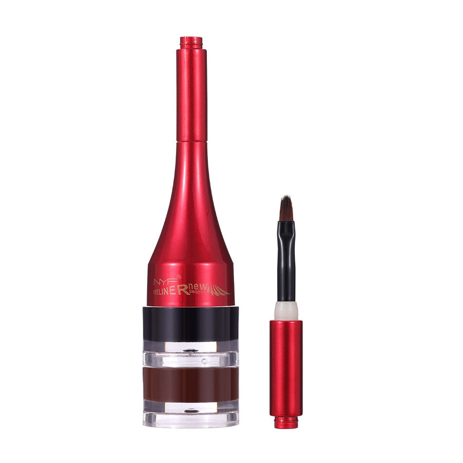 Long Lasting 2-in-1 Quick-Drying Eyeliner & Eyebrow Cream Setade Pomade for Natural or Bold Brows