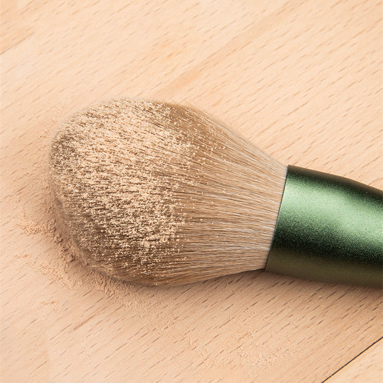 10-Piece Cosmetic Brush Set – Premium Beech Wood Handles