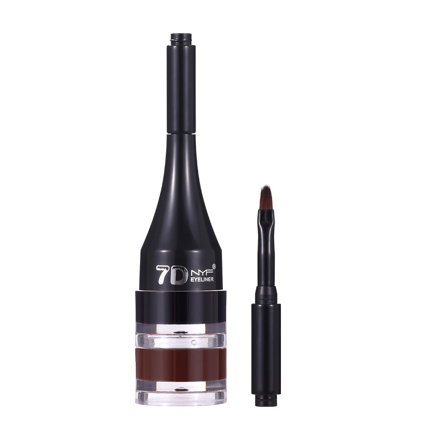 Long Lasting 2-in-1 Quick-Drying Eyeliner & Eyebrow Cream Setade Pomade for Natural or Bold Brows