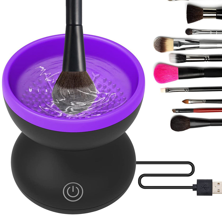 Portable USB Makeup Brush Cleaner – Fast, Automatic Brush Washing Tool