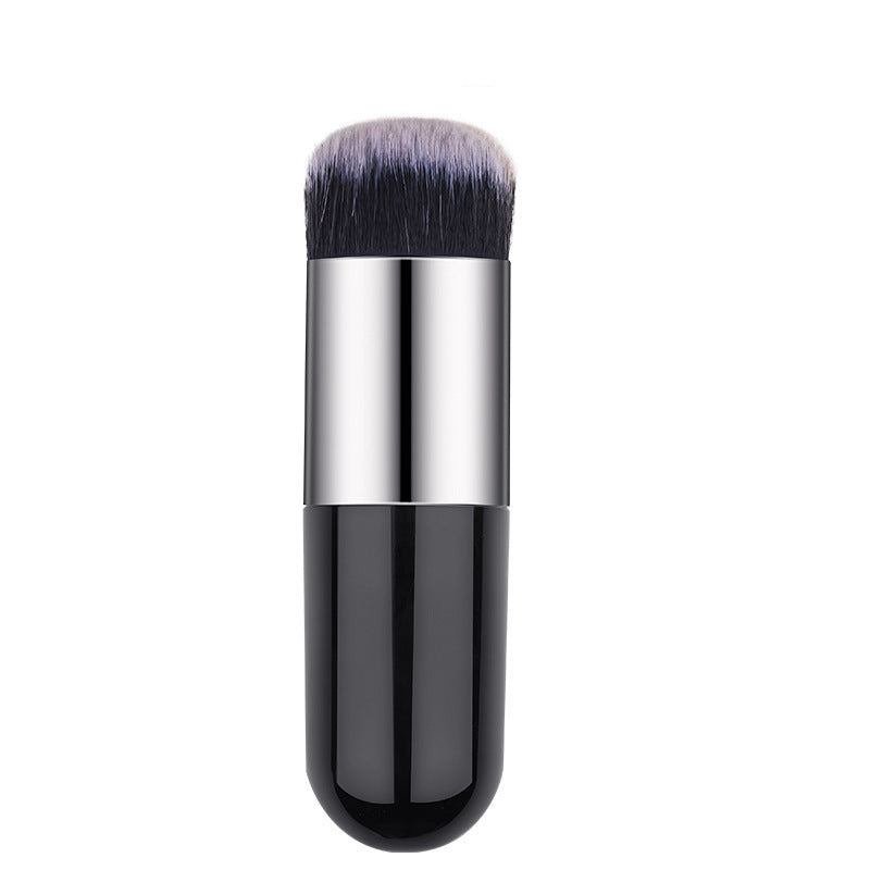 Portable Short-Handle Powder Brush | Gentle Bristles for Flawless, Fast Makeup Application