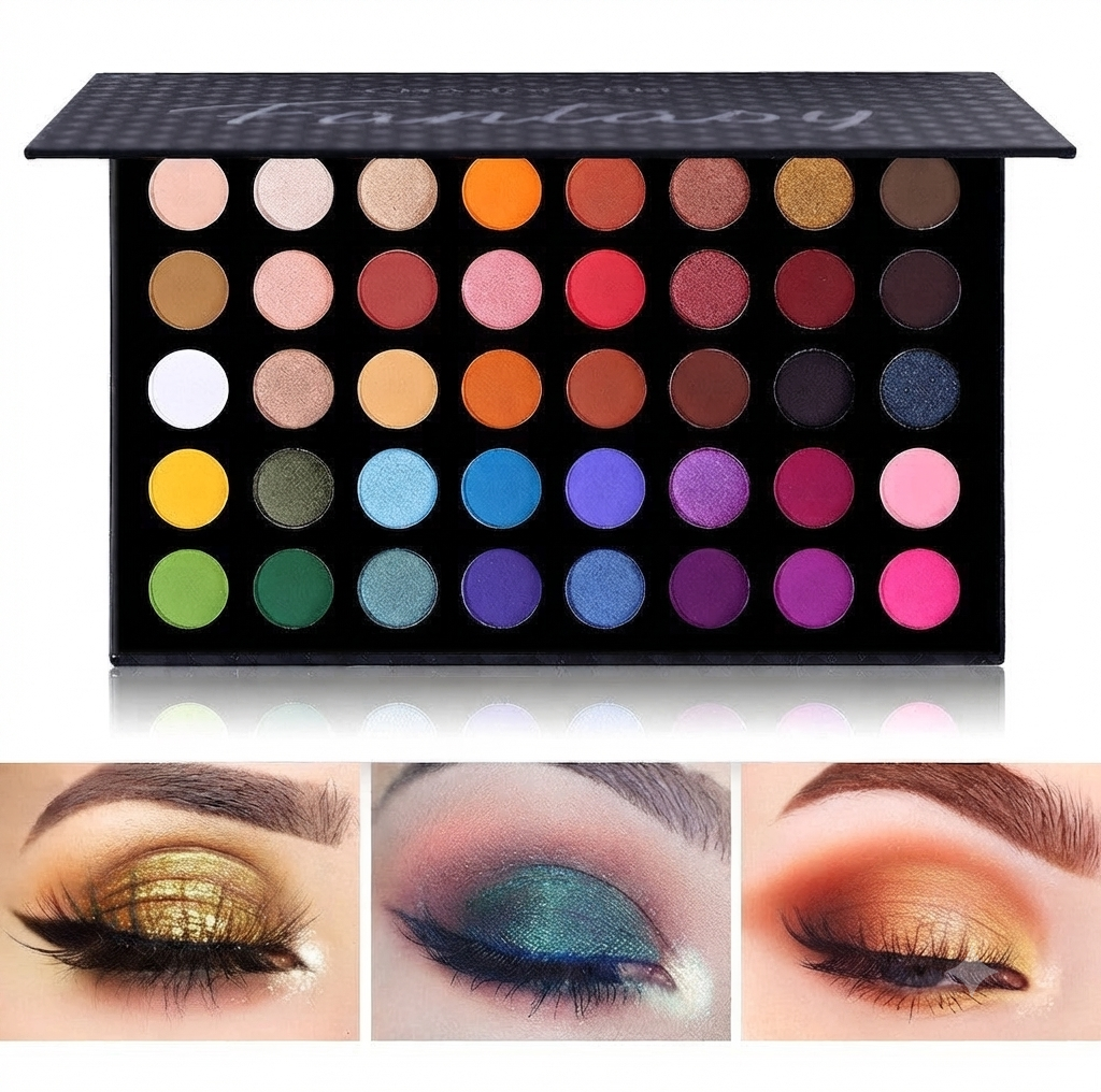 Professional 40 Color Multi-Color Eyeshadow Palette – Premium Earth Tone Eye Makeup Kit
