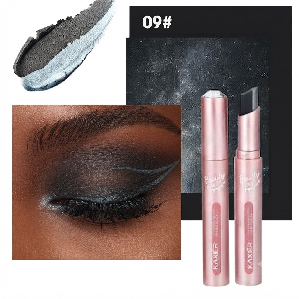Two-Tone Gradient Eyeshadow Stick – Waterproof & Sweatproof Eye Makeup Pencil
